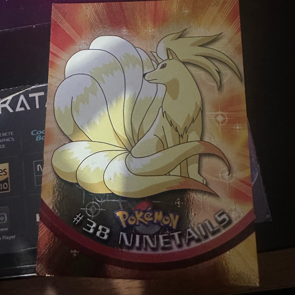 Pokemon Ninetails holo topps #38